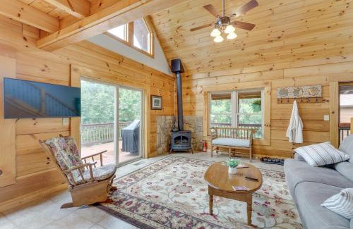 Bostic House | Deck, Grill and Fire Pit Blue Ridge Mountain Cabin!