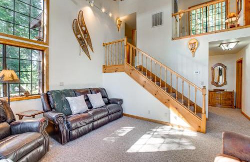 Bear Valley House | Deck with Mountain Views Cabin in Bear Valley!