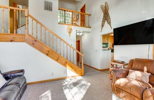 Bear Valley House | Deck with Mountain Views Cabin in Bear Valley!