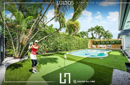 Richmond West House | Deluxe Miami House w 5BR Mini Golf & Heated Pool L62