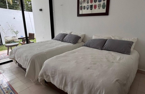 Chichen Itza - Valladolid Apartment | Deptos 5 min from the Convent of Sisal, we guarantee your relaxation and security.