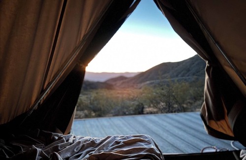 Nelson Apartment | Desert Den: Your Oasis For Two with Mountain Views