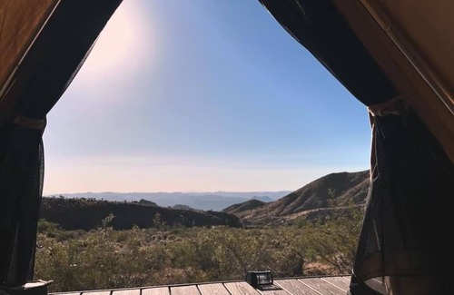 Nelson Apartment | Desert Den: Your Oasis For Two with Mountain Views