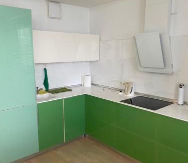 Podilskyj Apartment | Designer studio with a view of the right bank