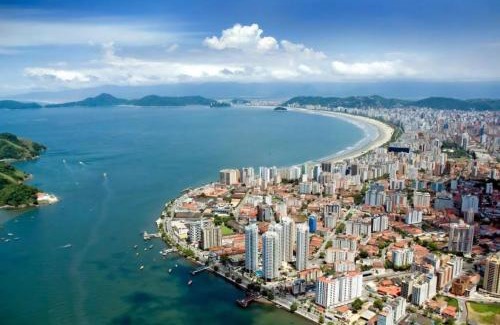 Boqueirao Apartment | Desperte com vista para o mar - luxo e conforto no melhor bairro de Santos