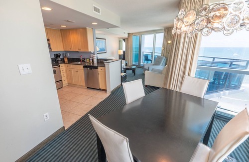Downtown Myrtle Beach Condo | Direct Ocean and City Views, Corner Suite, Pools!