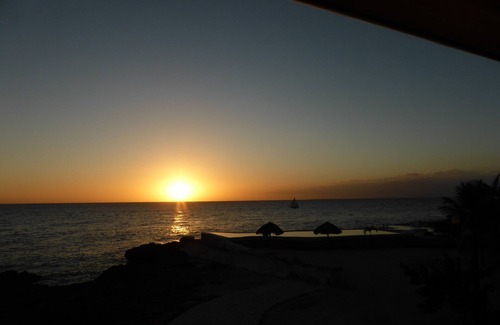 Dominicus Apartment | DIRECTLY ON THE CARIBBEAN SEA, 3 BEDROOM APARTMENT, GARDEN&POOL&DIRECT ACCESS TO THE SEA!