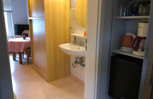 Kloster Apartment | Double room 1 with two single beds - Präkel vacation room