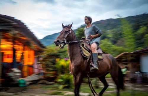 Genova Other | Double room with private bathroom and view of the river and the mountain