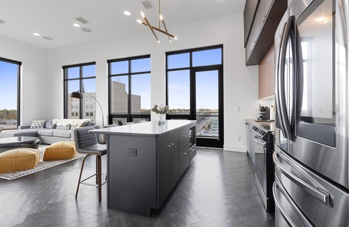 Appleton Apartment | Downtown! All New, Modern, Family-Sized, Incredible Views + Game Room & Theater.