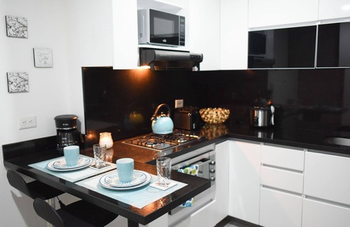 Santa Fe Apartment | Downtown Bogota, Spectacular Balcony 15th Floor City View.