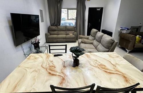 Al Satwa House | Dubai master bedroom with all amenities