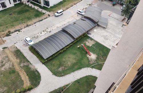 Auli Apartment | Elegant 2 BHK ,8th floor at Celebrity Gardens , Golf City