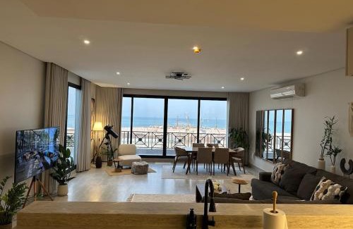 Dammam Apartment | Elegant rooftop apartment with two bedrooms and a spacious living room