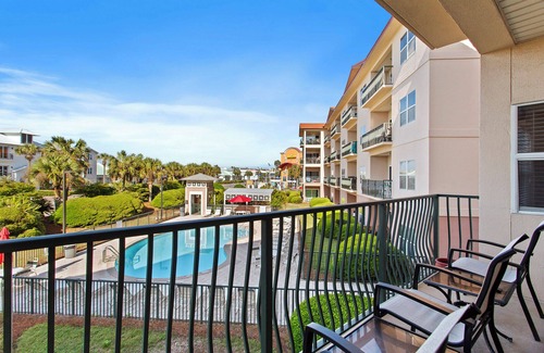 Frangista Beach Condo | Emerald Waters 206 - Private Beach Access, Community Pool, Hot Tub, Near Dining!