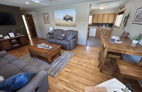 Dayton House | Enjoy a stay at the private, newly-remodeled Cowboy Cottage in Dayton, Wyoming.