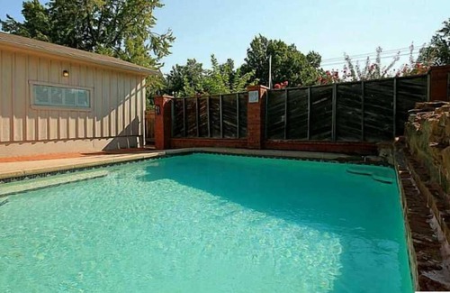 Tulsa House | Enjoy Your Private Pool and Two Living Areas While Close to the Expo in Midtown