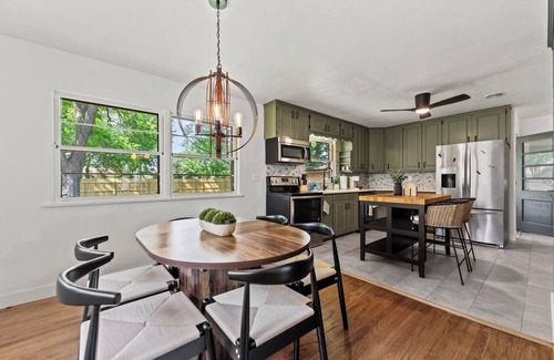 Janesville House | Entertainment Haven! Firepit, Game Room, and Large fenced-in yard