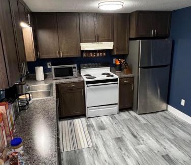 Fargo Apartment | Entire level just off Interstate, free breakfast