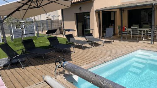 Malemort-du-Comtat Villa | Entre Vignes et Ventoux 3 chambres 6 à 8 pers