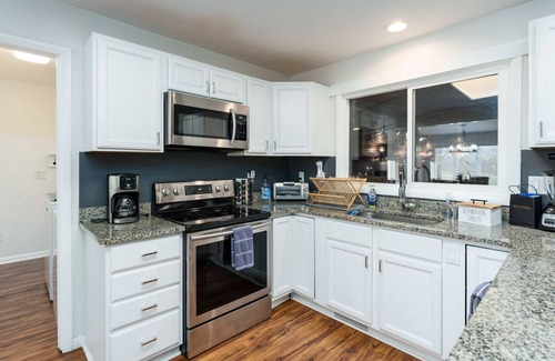 Bridgman House | Epic Indoor Pool w/slide & hot tub close to beach