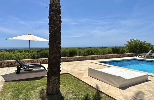 S Horta Villa | ES SERRAL - villa with private pool, terrace, garden and sea views FREE WIFI