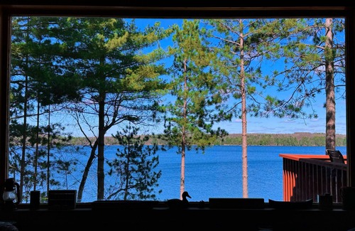 Spooner Cabin | Escape to the Lake - Rustic 3-bedroom log-sided cabin nestled amongst the pines