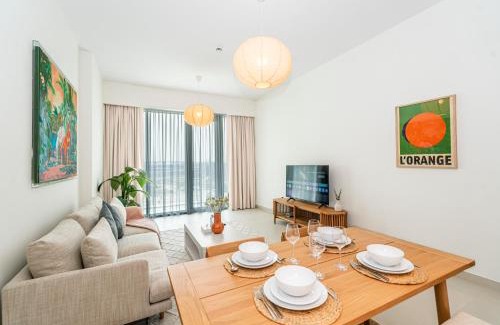 Al Safa Apartment | Escape24 - Brand New 2BR in Canal Front Residences, Al Wasl near Safa Park