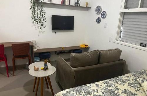 Embare Apartment | Estúdio aconchegante em Santos na praia do Embaré