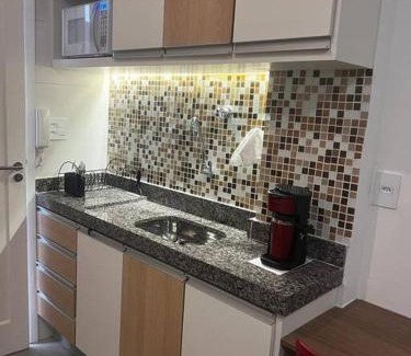 Embare Apartment | Estúdio aconchegante em Santos na praia do Embaré