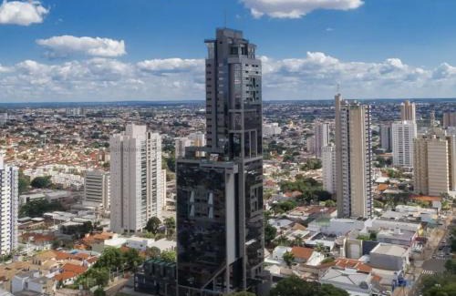 Jardim dos Estados Apartment | Estudio Alto e Aconchegante no 32º andar do Vertigo