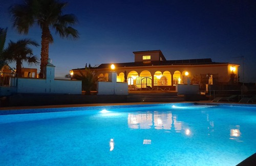 Lora Del Rio Ski Chalet | Exclusive CHALET near SEVILLA Andalusia with pool for 14 people