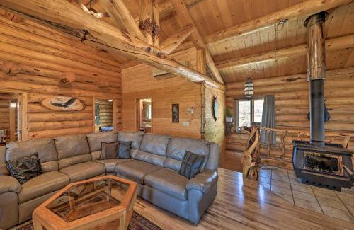 Lander House | Exquisite Log Home with Lander Valley Views!