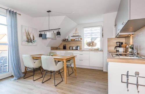 Zingst Apartment | Fantastic maisonette with gallery and large balcony, in the middle of the Baltic Sea resort