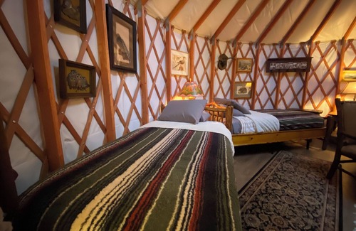 Rigby Resort | Fantastic and Fun “O Canada" Yurt, sleeps 4