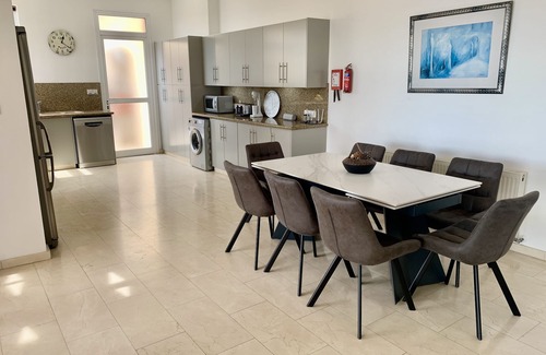 Peyia Town Villa | Fantastic Views, accommodation with private pool & games room, recently upgraded