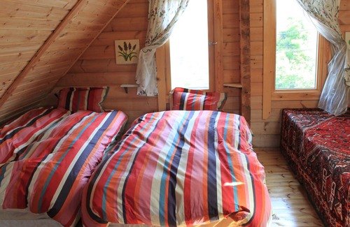 Futo Cottage | Farm Log Cottage Blueberry Annabelle This is a handmade cottage with a hot spring and a farm. You can also enjoy BBQ.