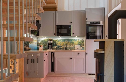 Oelsnitz House | Ferienhaus Kelpin - Ferienhaus, Dusche, WC, 2 Schlafräume