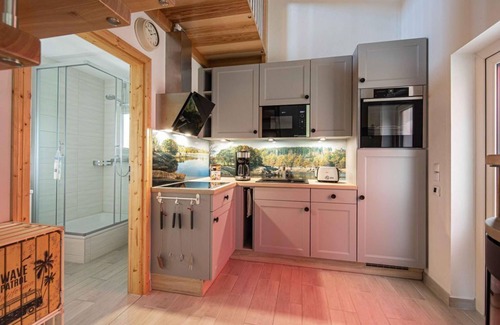 Oelsnitz House | Ferienhaus Kelpin - Ferienhaus, Dusche, WC, 2 Schlafräume