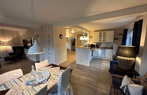 Langen b. Bremerhaven Apartment | Ferienhaus m. Garten, Zentral zw. Bremerhaven, Cuxhaven, Wattenmeer, Haustiere