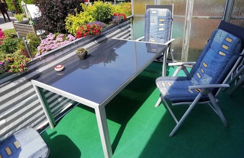 Maasholm Apartment | Ferienwohnung Gartenblick mit Balkon