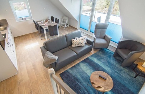 Norden Apartment | Ferienwohnung Meereswind - 2 Bäder - WLAN - Neubau