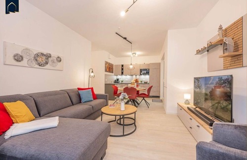 Koelpinsee Apartment | FeWo SonnenReich - Modern vacation apartment in Kölpinsee with balcony - only 600 m from the