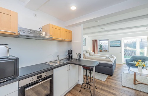 Harrislee Apartment | Fewo1846 - Webleinstek/Elegantes Studio-apartment mit Terrasse und Garten - Kapitänshaus Niehuus