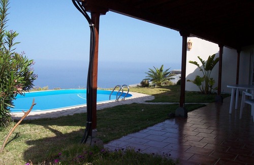 Tijarafe House | Finca with pool and stunning sea views, directly on the sea at 220 meters above sea level