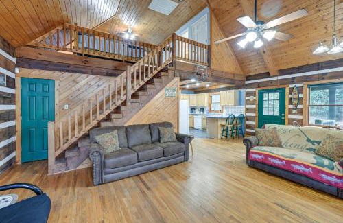 Sylva House | Fire Pit and Porch Rustic Retreat in North Carolina