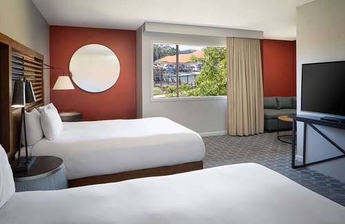 Live Oak Hotel | Fireside Fantasy: 2 Cozy Rooms with Pool Access & Santa Cruz Nature Trails