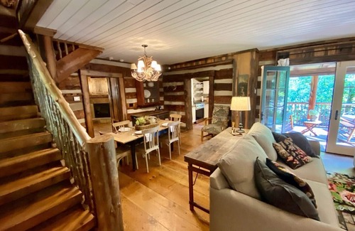 Cullowhee Cabin | Fish Camp at Waterdance - Log Cabin On The River