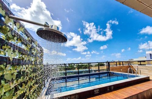 Cabo Branco Apartment | Flat Cabo Branco - 1 Quadra do mar, Piscina na Cobertura e Garagem