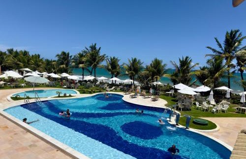 Jenipabu Apartment | Flat Guarajuba 4 quartos térreo à Beira Mar - pé na areia - governança com arrumadeira e Wi Fi inclusos